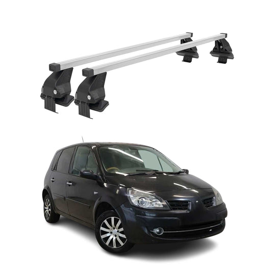 Menabo Dachträger für Renault Scénic III Pre-Facelift 2009-2013 Stahl Grau 2x OMAC DE