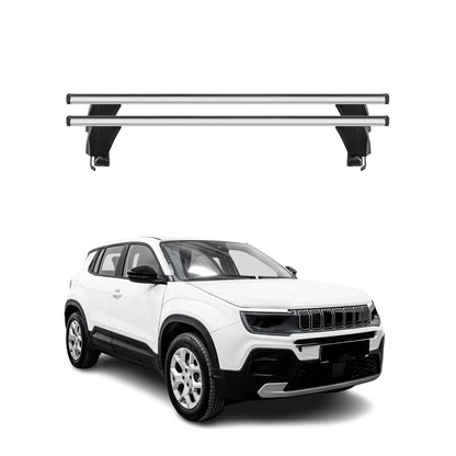 2023-2025 Jeep Avenger Menabo Dachträger Grundtäger ABE Aluminium Silber 2x OMAC DE