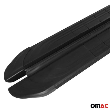 Trittbretter Seitenschweller für VW Tiguan mk3 2024-2025 Alu Schwarz 2tlg