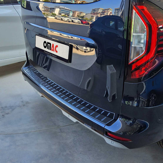 Ladekantenschutz für Mercedes Citan 2021-2025 Edelstahl Carbon Foliert OMAC DE