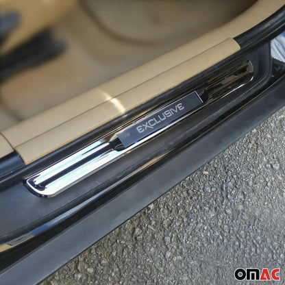 Einstiegsleisten Türschweller Exclusive für Fiat Bravo 2008-2015 Edelstahl 2x OMAC DE