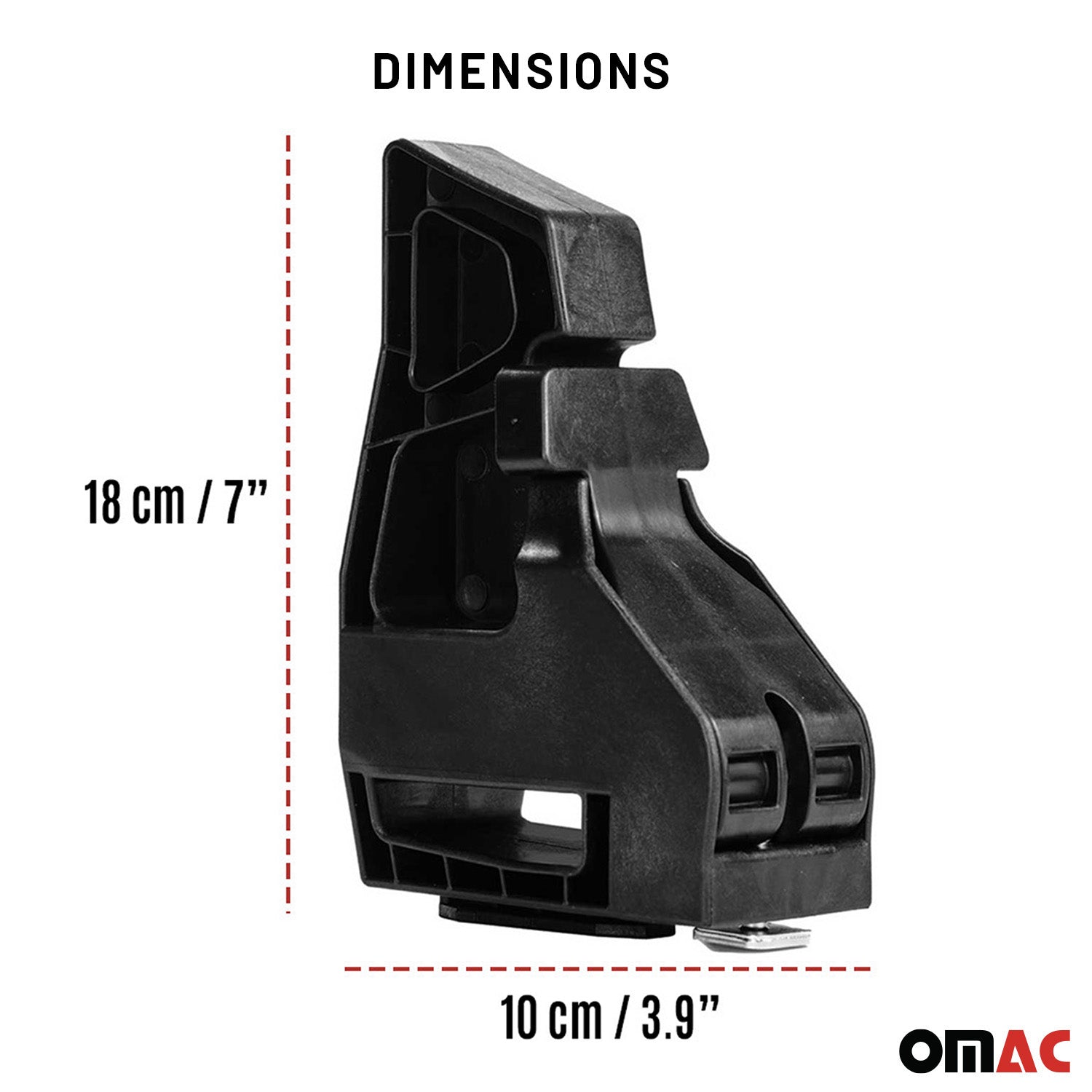 Ladungsbegrenzer Lastanschläge Load Stopper für Dachträger Einstellbar 2 tlg OMAC DE