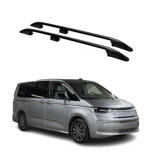 Dachreling Dachgepäckträger für VW Transporter T7 2024-2025 L1 kurzer Schwarz 2x OMAC DE