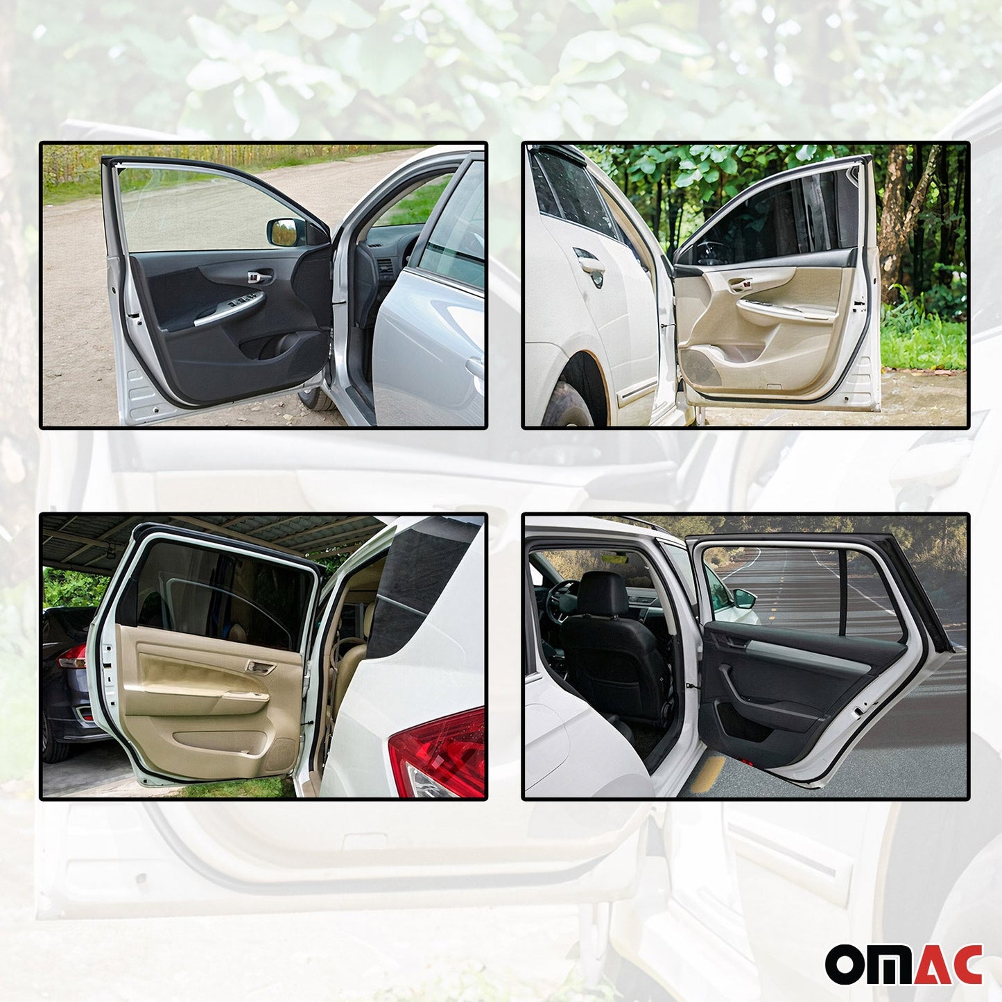 Auto Türdichtung 3.5M Gummidichtung Kantenschutz für Peugeot 307 2001-2009 OMAC DE