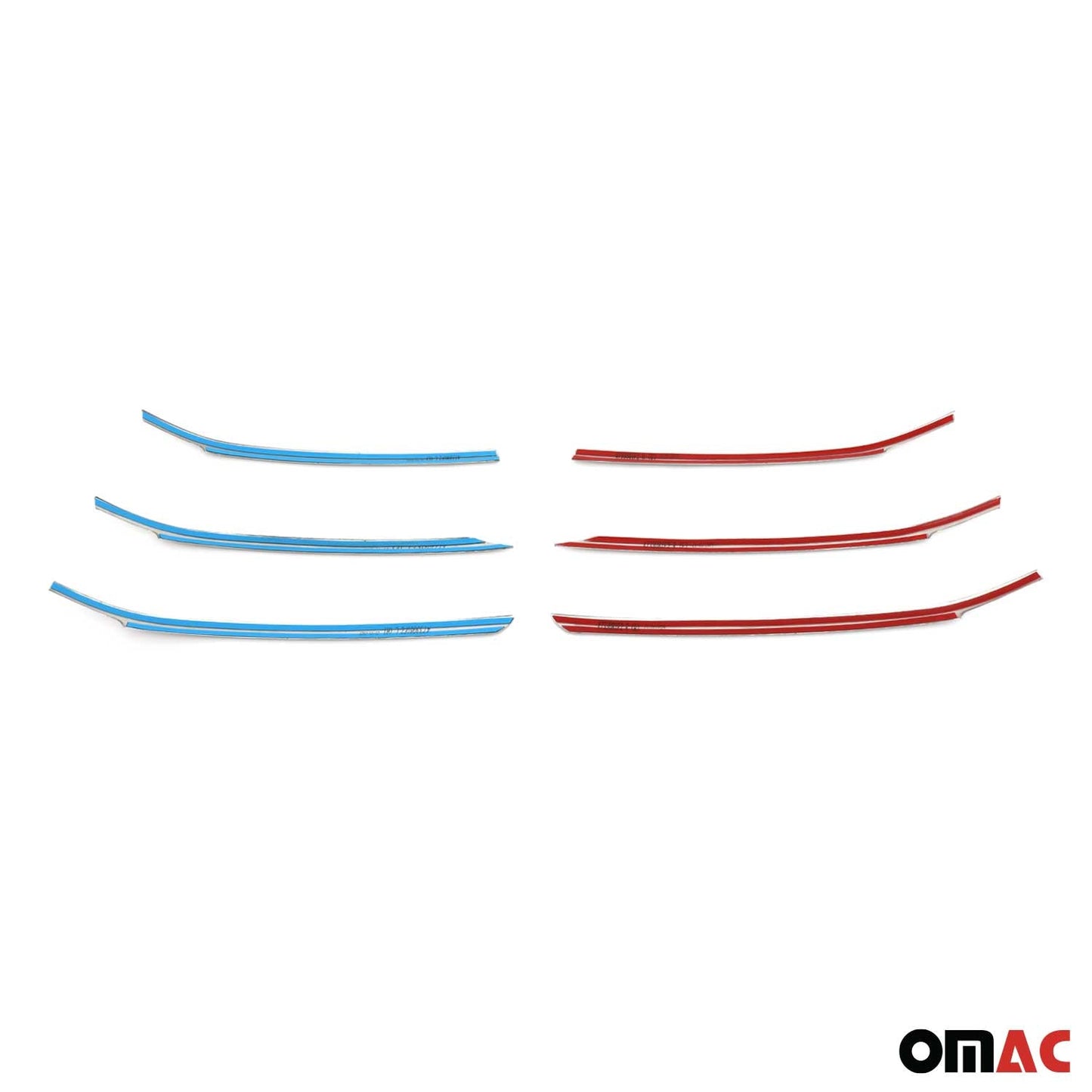 Kühlergrill Grillleisten für Mercedes Vito W447 2024-2025 Edelstahl Chrom 6tlg OMAC DE