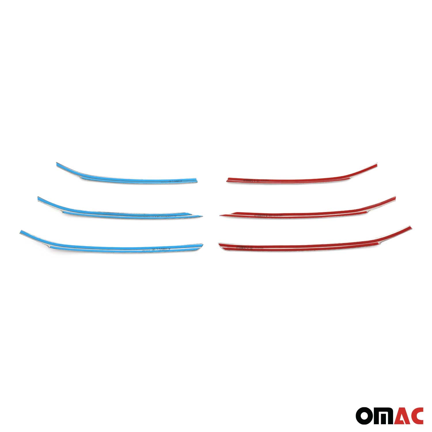 Kühlergrill Grillleisten für Mercedes Vito W447 2024-2025 Edelstahl Chrom 6tlg OMAC DE
