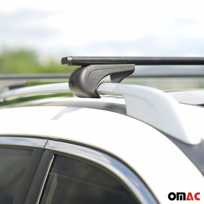 Dachträger Grundtäger für Acura TSX Sportwagon 2010-2014 75kg Metall Schwarz 2x OMAC DE