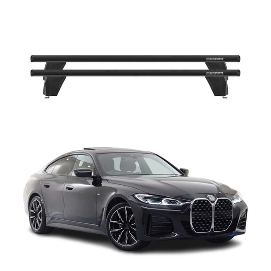 Menabo Dachträger Grundträger für BMW 4er G26 Gran Coupe 2020-25 ABE Alu Schwarz OMAC DE