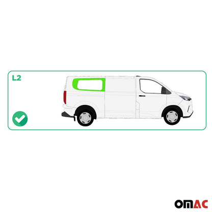 Seitenfenster Sicherheitsglas für Ford Transit Custom ab 2023 Hinten Rechts L2 OMAC DE
