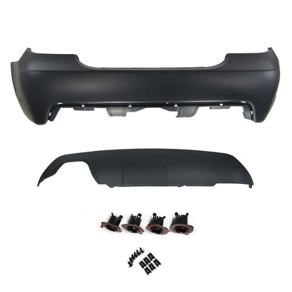 JOM Heckstoßstange für BMW E60 2003-2010 Schwarz 1tlg OMAC DE