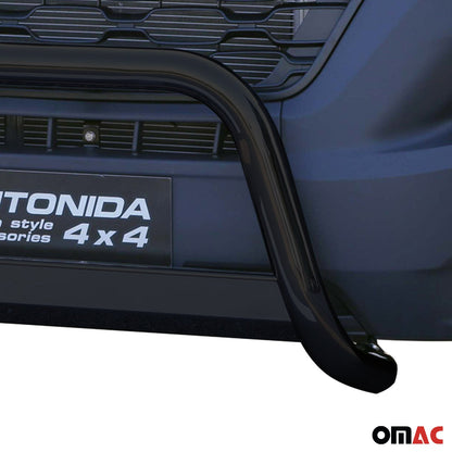 Frontbügel Frontschutzbügel für Citroen Jumper 2014-2023 Schwarz ø63 mm OMAC DE
