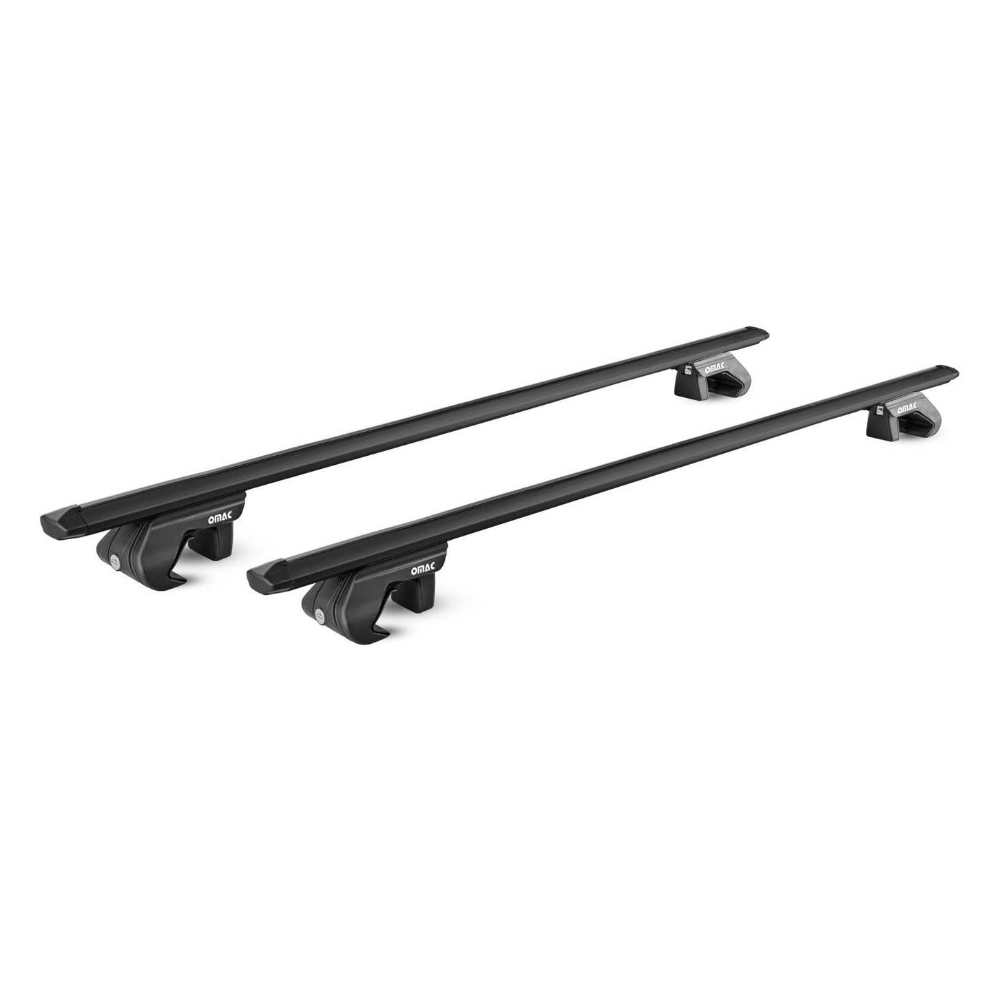 Dachträger Grundtäger für Skoda Roomster 2006-2015 90kg Alu Schwarz 2 tlg ABE