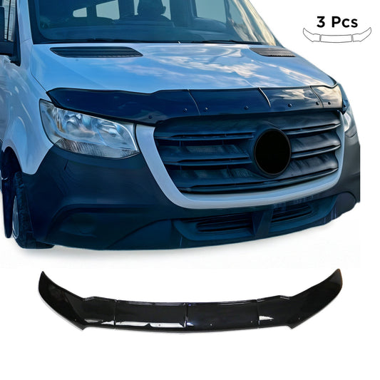 Motorhaube Deflektor Steinschlagschutz für Mercedes Sprinter W907 2018-2025 3tlg OMAC DE