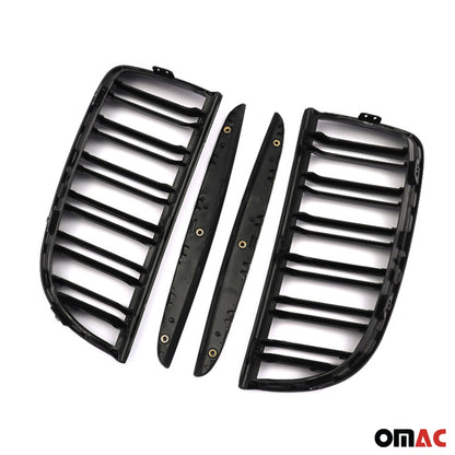 2004-2008 BMW 3er E90 Limo M3 Nieren Grill Kühlergrill Schwarz Glanz