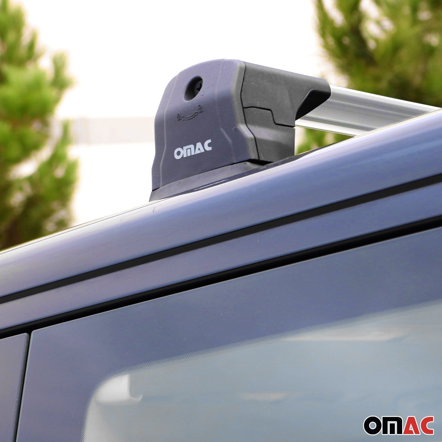 Dachträger Grundtäger für VW Transporter T7 2024-2025 75kg Aluminium Silber 3tlg OMAC DE