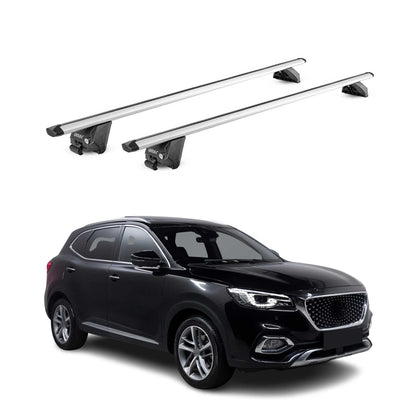Dachträger Grundtäger für MG HS 2018-2025 100kg Aluminium Silber 2tlg ABE OMAC DE