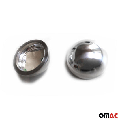 Blinkerrahmen Signalblende Blinker für Smart ForTwo 1998-2007 Aluminium Silber OMAC DE