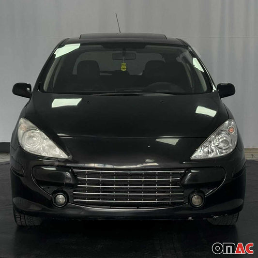 Stoßstange Frontgrill Grill Leiste für Peugeot 307 Ø12mm Edelstahl OMAC DE