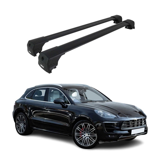 Dachträger Grundtäger für Mitsubishi Outlander 2012-2021 75kg Alu Schwarz 2 tlg OMAC DE