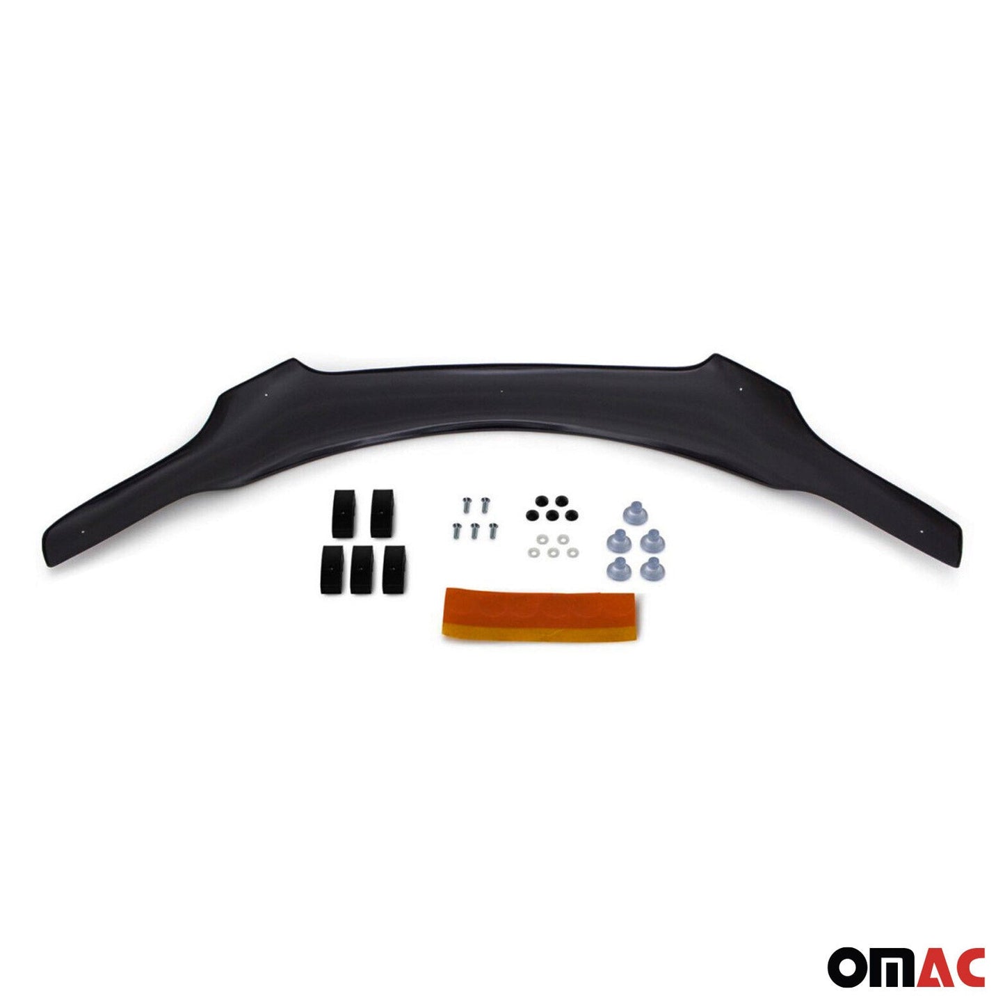Motorhaube Deflektor Windabweiser Regenabweiser Set für Audi Q7 4L 2006-2015 OMAC DE
