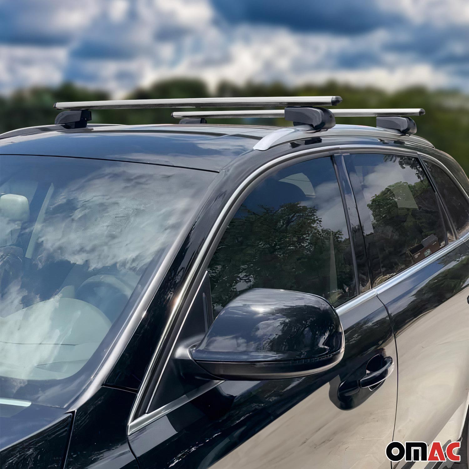 Dachträger Gepäckträger für Honda CR-V 2019-2023 Querträger ABE Alu Grau 2x OMAC DE
