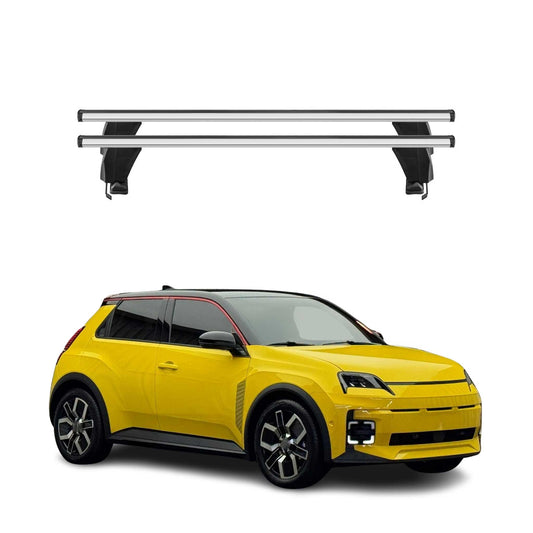 Menabo Dachträger Grundträger für Renault 5 E-Tech 2024-2025 Alu Grau 2tlg OMAC DE