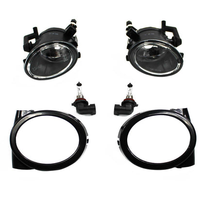 JOM Nebelscheinwerfer für BMW 3er E46/ M3 + E39/ M5 Klarglas mit Rahmen OMAC DE