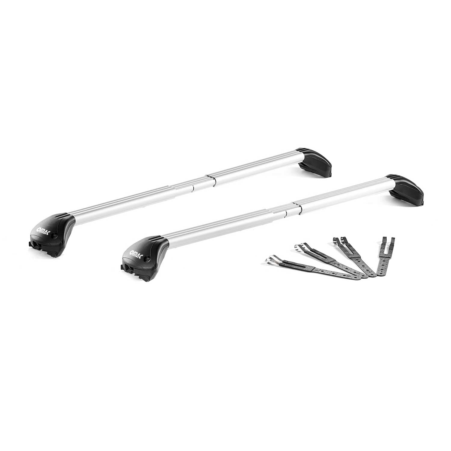 Dachträger für Alfa Romeo 156 Crosswagon 2003-2007 FL 5tür 100kg Alu ABE Silber OMAC DE