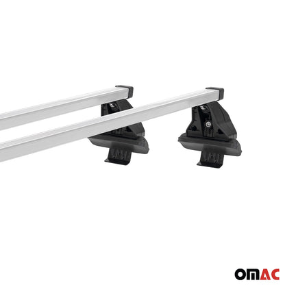 Menabo Dachträger Grundtäger für Seat Toledo mk4 2012-2019 50kg Stahl Silber 2x OMAC DE