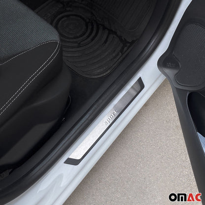 Chrom Einstiegsleisten Türschutzleisten Schutz für Opel Frontera 2024-2025 2 tlg OMAC DE