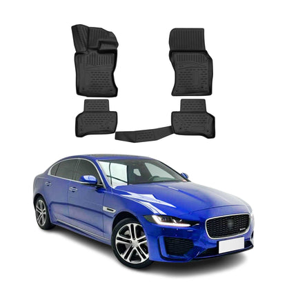 OMAC Fußmatten Gummimatten für Jaguar XE FL 2019-2025 Automatten Schwarz 4x OMAC DE