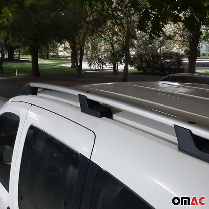 Dachreling + Dachträger für Fiat Fiorino Qubo Nemo Peugeot Bipper 2008-2022 Grau OMAC DE