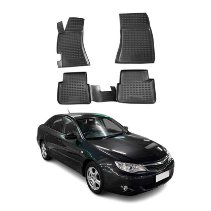 2007-2017 Subaru Impreza Fußmatten TPE Schwarz 4 tlg OMAC DE
