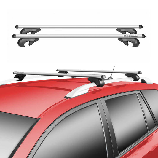 2024-2025 VW Tiguan Menabo Dachträger Grundtäger 90kg Alu Silber 2x OMAC DE