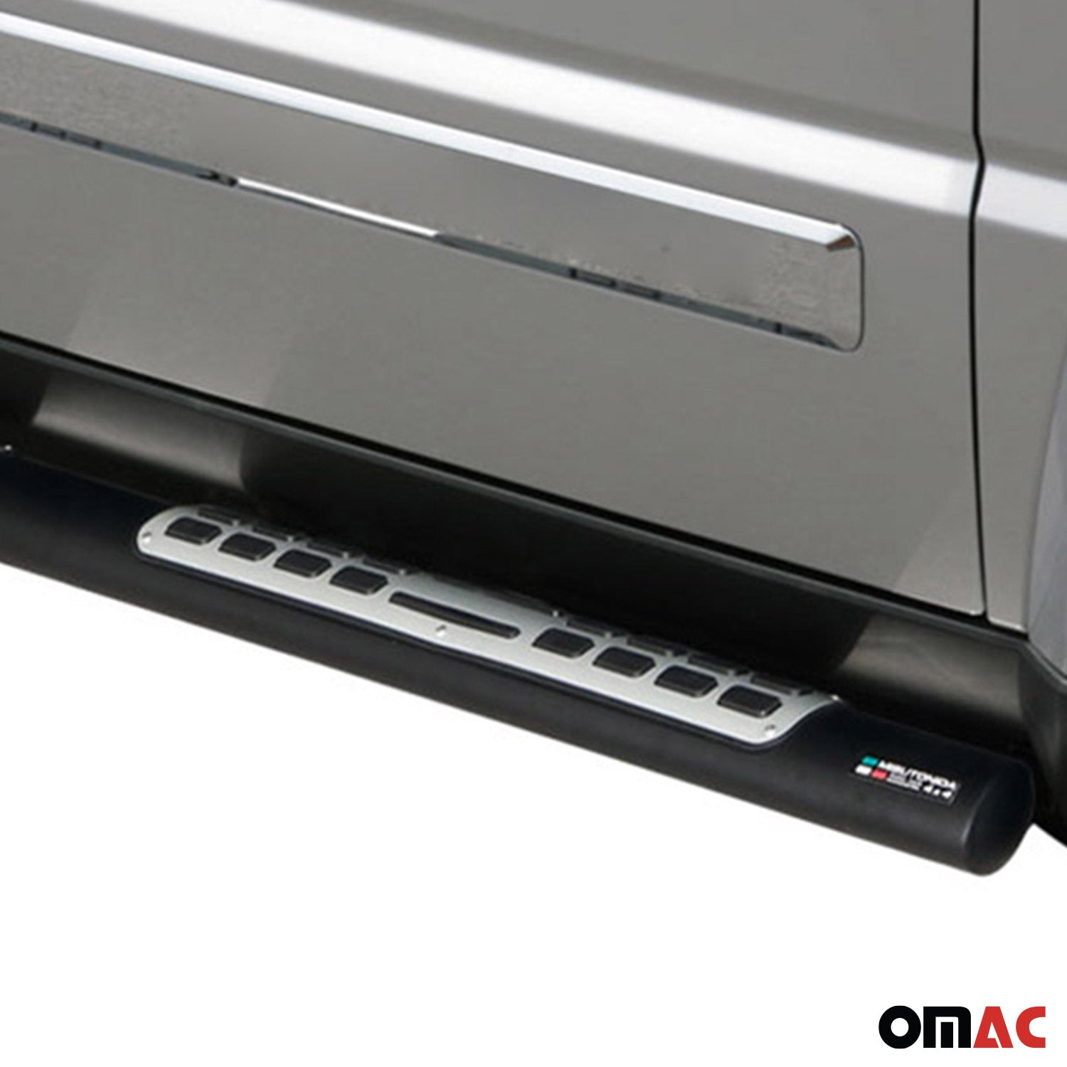 Edelstahl Seitenschweller Schwellerrohre für Jeep Cheeroke 2008-2013 Schwarz OMAC DE
