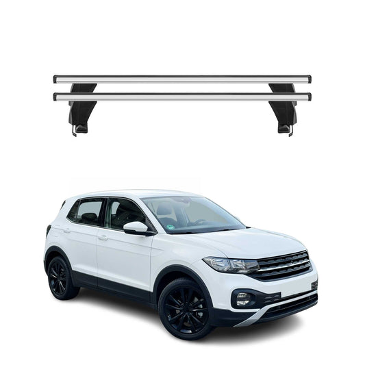 Menabo Dachträger Grundträger für VW T-Cross 2018-2025 Alu Grau 2tlg OMAC DE