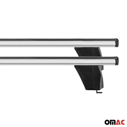 Menabo Dachträger Grundträger für Subaru XV 2011-2018 Querträger ABE Alu Grau OMAC DE