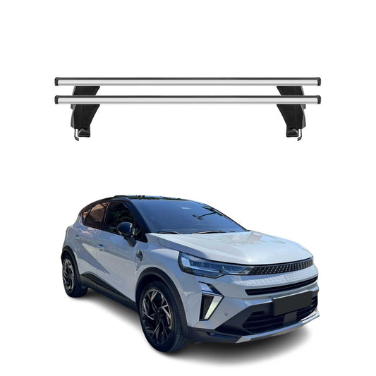 Menabo Dachträger Grundträger für Renault Symbioz 2024-2025 Alu Grau 2tlg OMAC DE