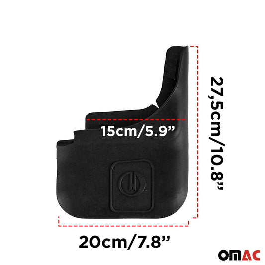 Schmutzfänger Spritzschutz Kotflügel für Autos ABS 2Pcs vorne oder hinten OMAC DE