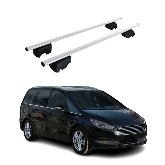 Dachträger für Ford Galaxy 2015-2023 Grundträger Metall Silber ABE 2x OMAC DE