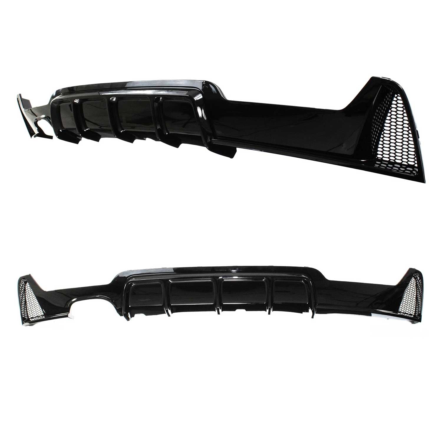 JOM Heckdiffusor Spoilerlippe für BMW 4er F32 F36 Bj 2013-2020 schwarz glänzend OMAC DE