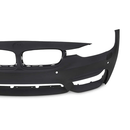 JOM Stoßstange vorne für BMW F30 inkl. LCI 2011-2019 SRA + PDC Schwarz OMAC DE
