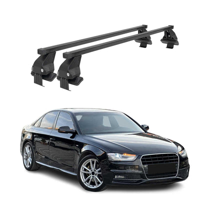 Menabo Dachträger Grundtäger für Audi A4 B8 Limo 2012-2015 FL 50kg Stahl Schwarz OMAC DE