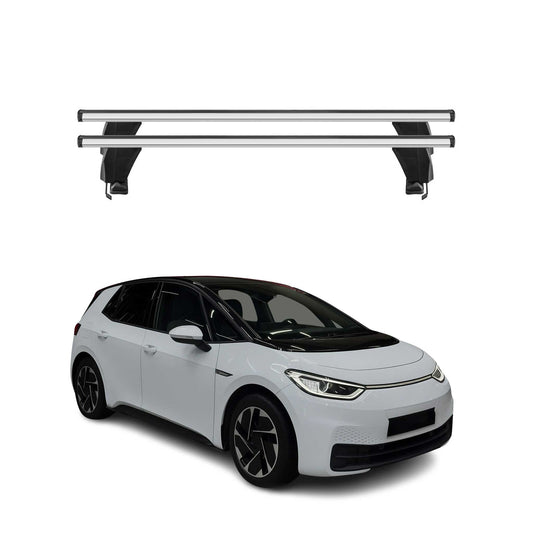 Menabo Dachträger Grundträger für VW ID 3 2019-2025 Alu Grau 2tlg OMAC DE