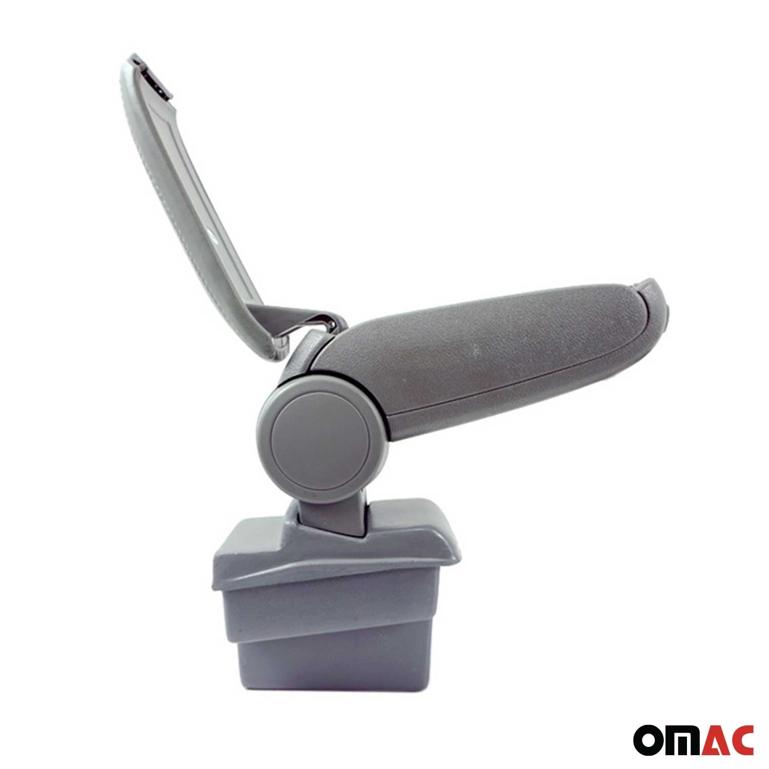 Mittelarmlehne Armlehne Mittelkonsole für VW Golf V 2003-2009 PU-Leder Grau OMAC DE