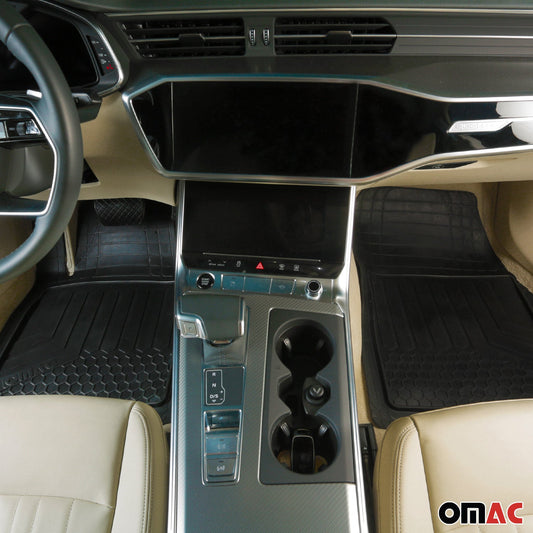 2024-2025 Skoda Elroq Fußmatten Gummimatten 3D Matte Gummi TPE Schwarz 4tlg OMAC DE