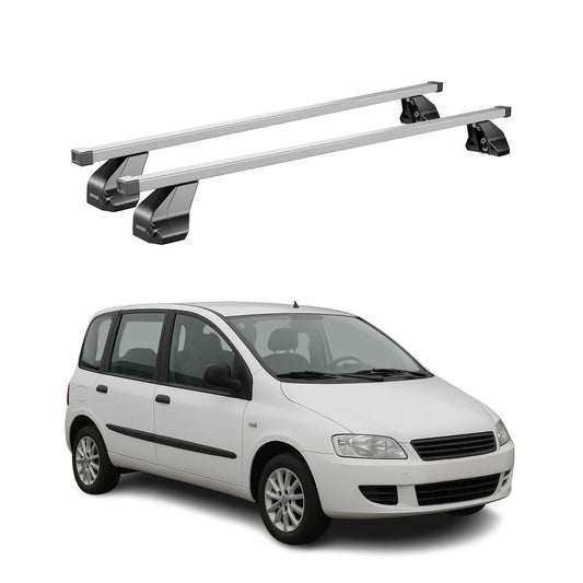 Menabo Dachträger Grundträger für Fiat Multipla 2004-2010 Facelift Stahl Grau 2x OMAC DE
