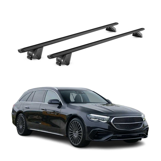 Dachträger für Mercedes E Klasse S213 T-Modell 2016-2023 100kg Alu ABE Schwarz OMAC DE