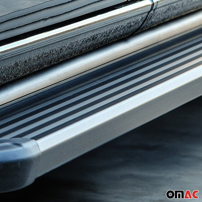Trittbretter Seitenschweller für VW Crafter 2017-2025 L1 Aluminium Schwarz 2 tlg