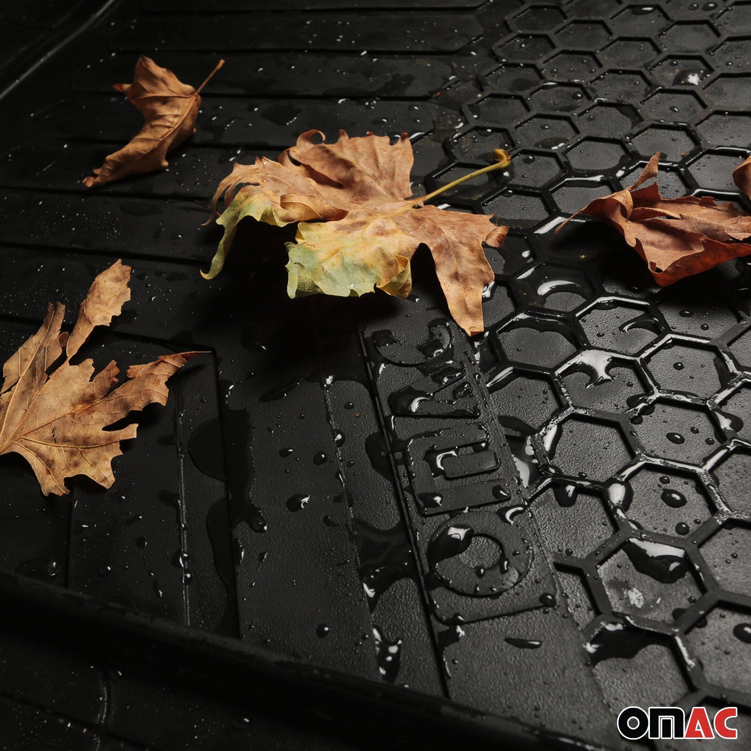 2024-2025 Skoda Elroq Fußmatten Gummimatten 3D Matte Gummi TPE Schwarz 4tlg OMAC DE